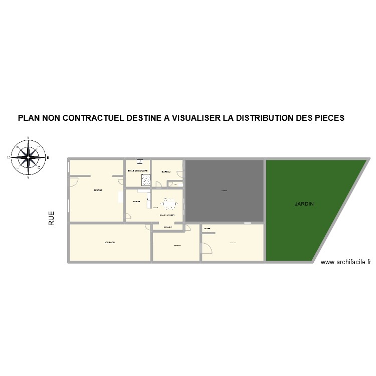 PLAN MIQUET COURRIERES. Plan de 10 pièces et 540 m2