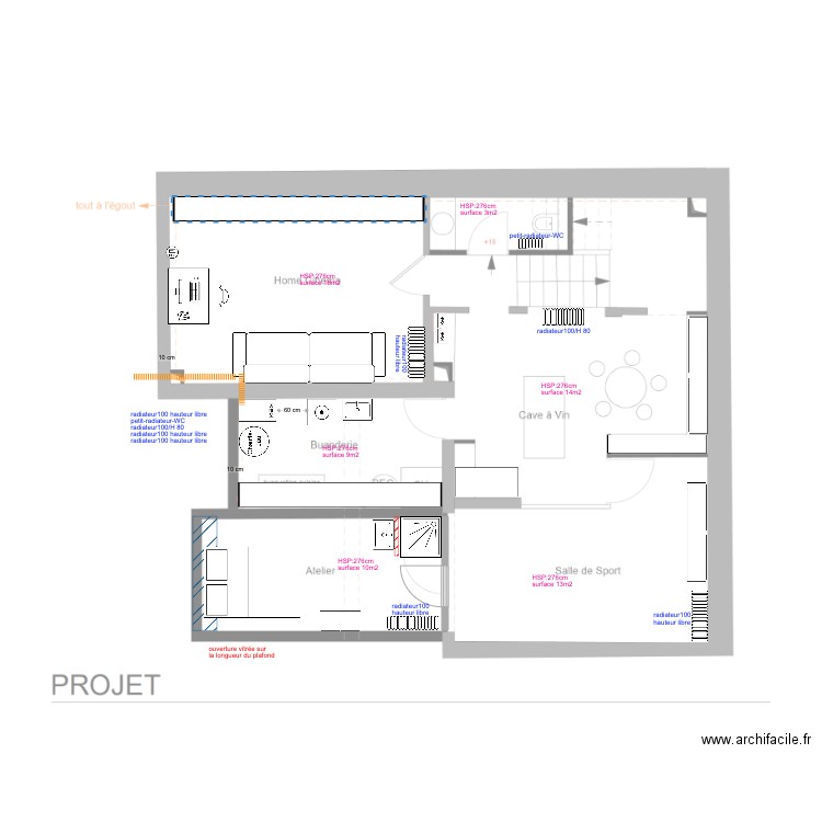 ss copernic. Plan de 0 pièce et 0 m2