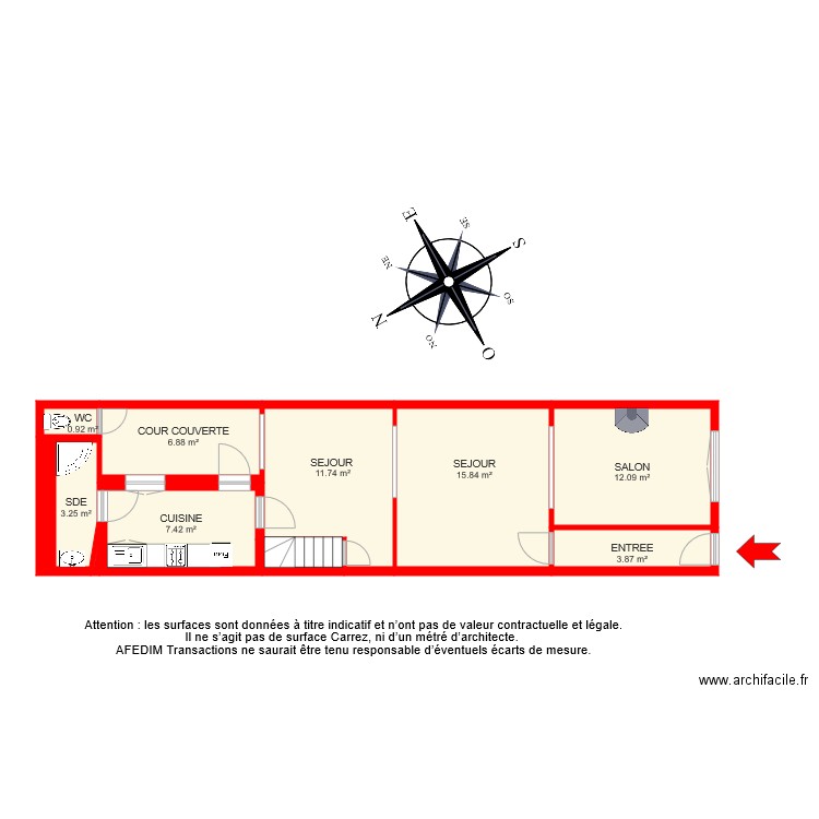 BI 6621 RDC M. Plan de 0 pièce et 0 m2