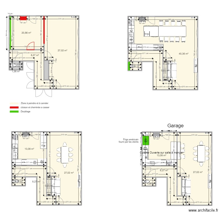 SOUTIRAN Bouzy. Plan de 22 pièces et 202 m2