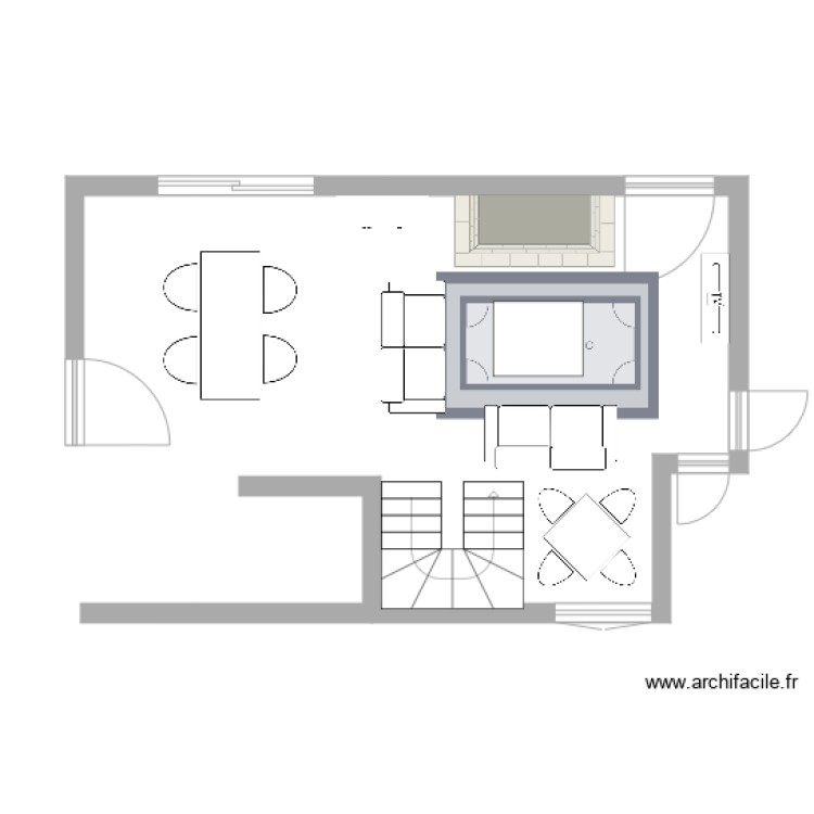 salon la menuse 1. Plan de 0 pièce et 0 m2