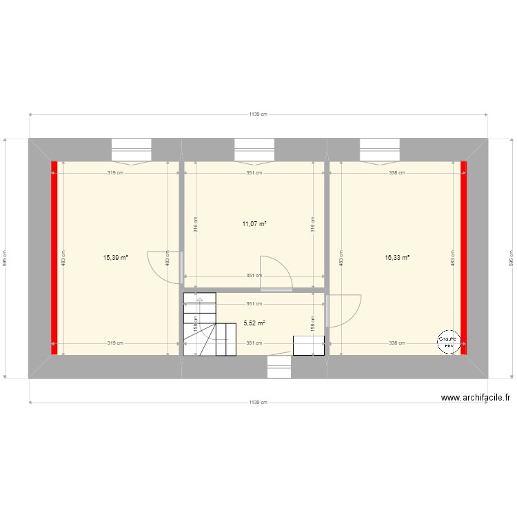 ACEDO ETAGE. Plan de 0 pièce et 0 m2