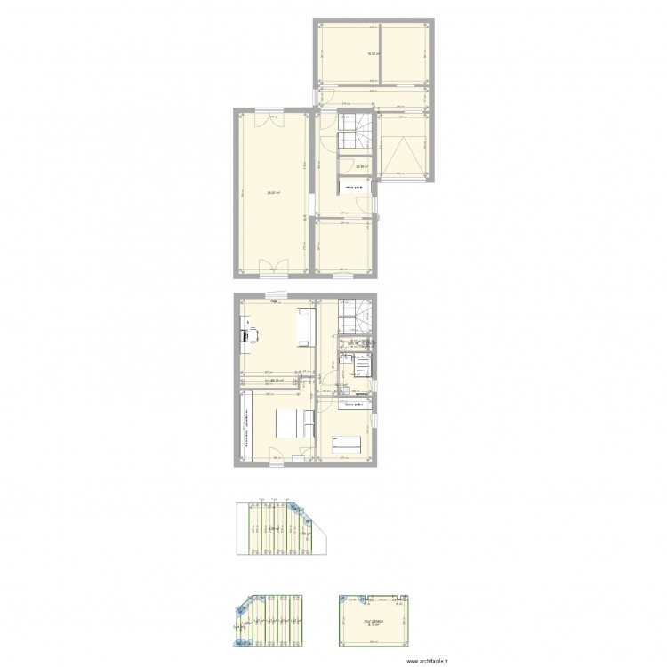 Maison. Plan de 0 pièce et 0 m2