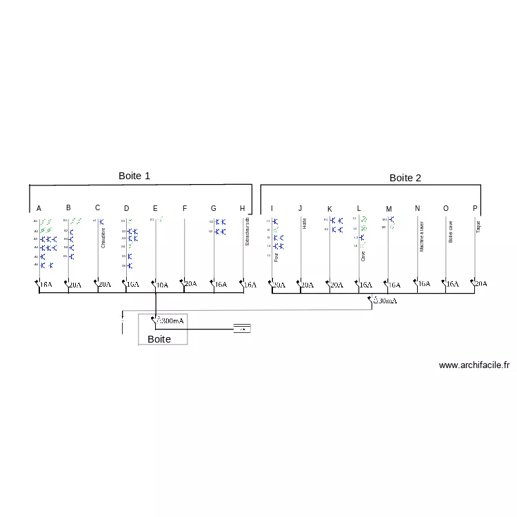 filaire Roger. Plan de 