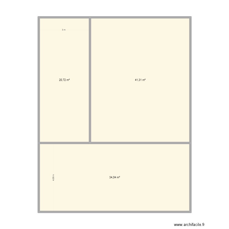 Agrandissement Tournesols Chambre parentale. Plan de 0 pièce et 0 m2