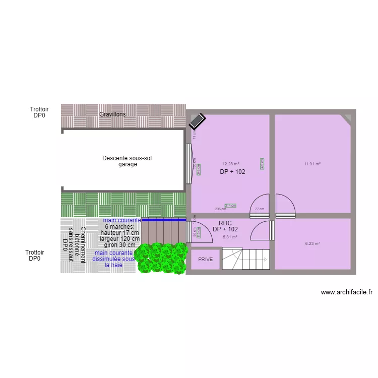 AGORALINE AVANT TRAVAUX. Plan de 
