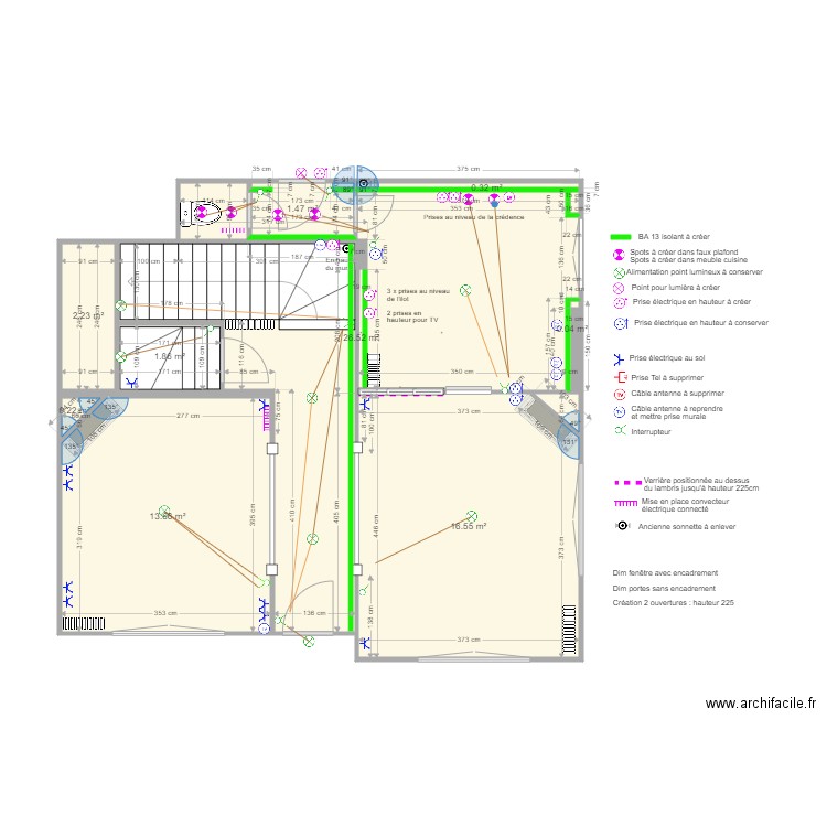 1 Deauville RDC 20190923. Plan de 0 pièce et 0 m2