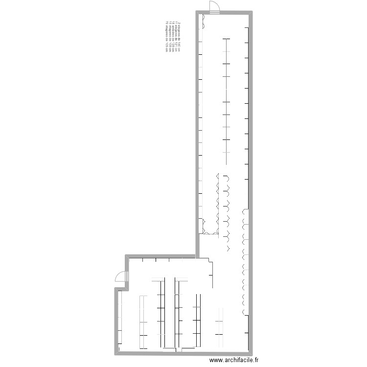 Archives sous sol. Plan de 0 pièce et 0 m2