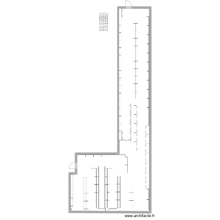 Archives sous sol. Plan de 