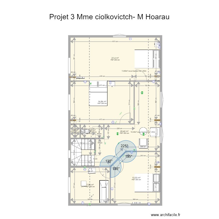 projet 3 CiokovicthHoarau. Plan de 0 pièce et 0 m2