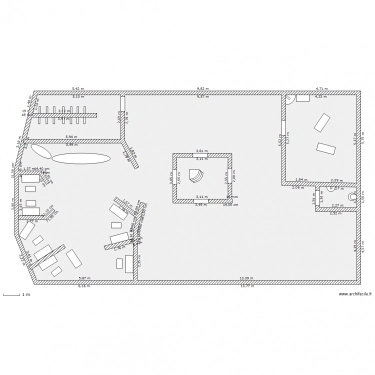 etage. Plan de 0 pièce et 0 m2