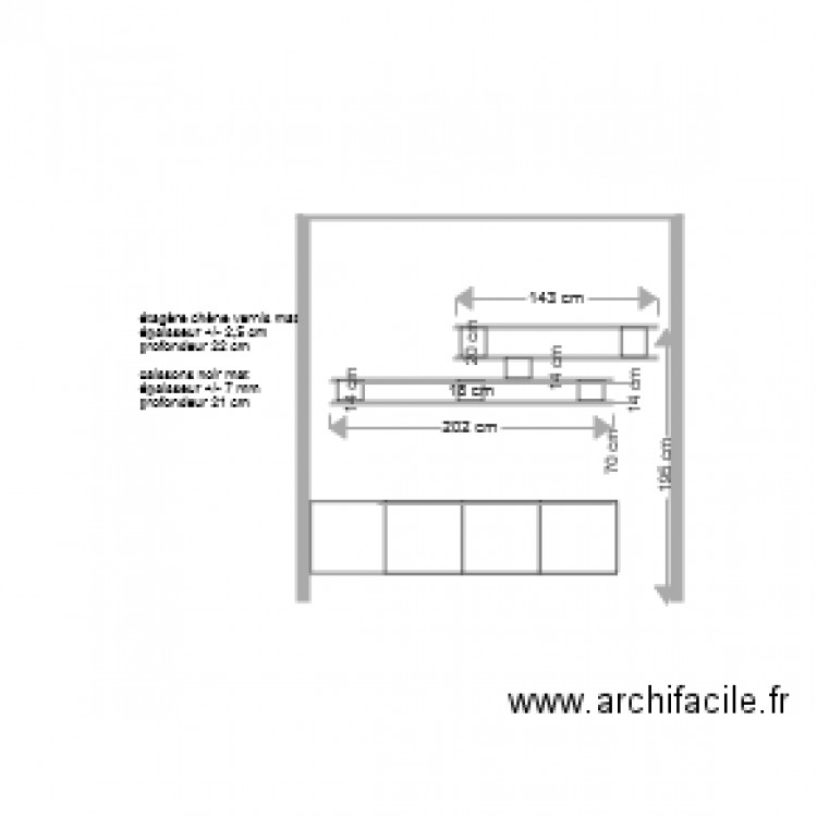 étagère 4. Plan de 0 pièce et 0 m2