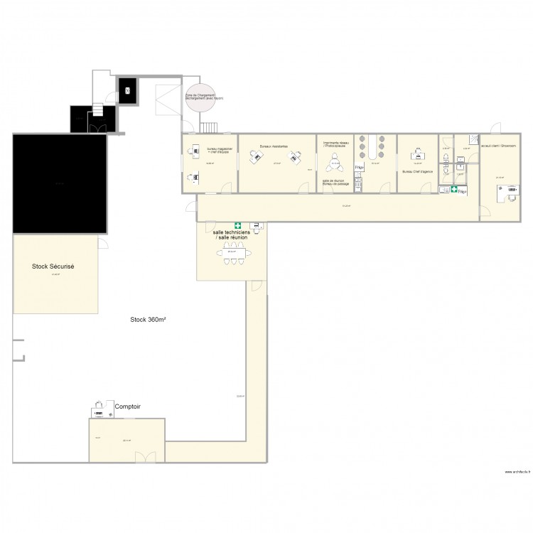 V7 Agence Alsace Thomas Edison Selestat. Plan de 0 pièce et 0 m2