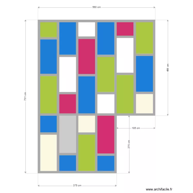 tonnelle. Plan de 