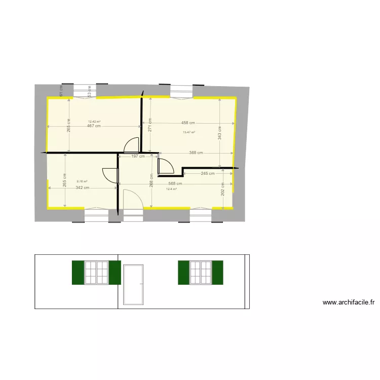 Répartition chambres. Plan de Répartition chambres. Plan de