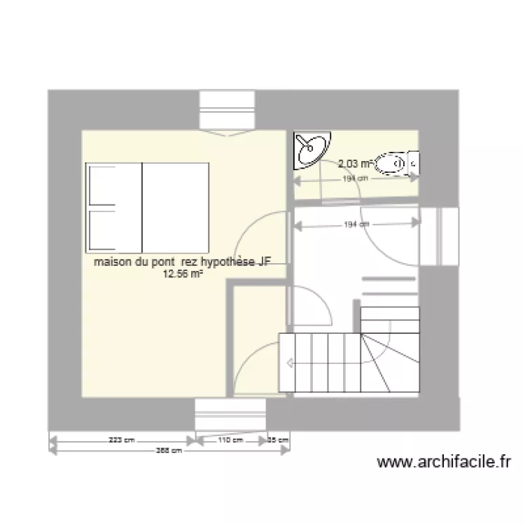 maison du pont s d b et escalier hypothèse jf. Plan de maison du pont s d b et escalier hypothèse jf. Plan de