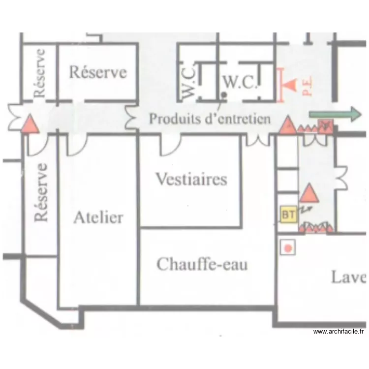 plan maison retraite . Plan de 