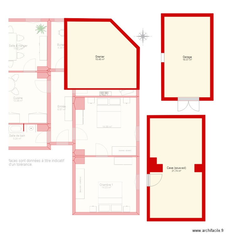 BI2283 Annexes. Plan de 0 pièce et 0 m2