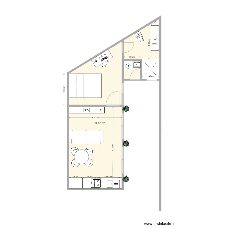 KIT 3. Plan de 0 pièce et 0 m2