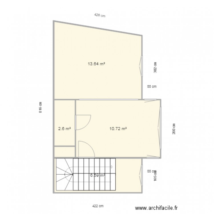 Nieuwstraat Etages. Plan de 0 pièce et 0 m2