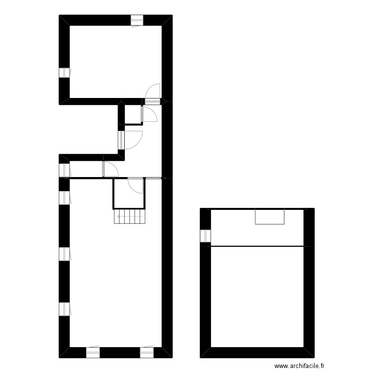 BLANC VALENCE. Plan de 16 pièces et 166 m2