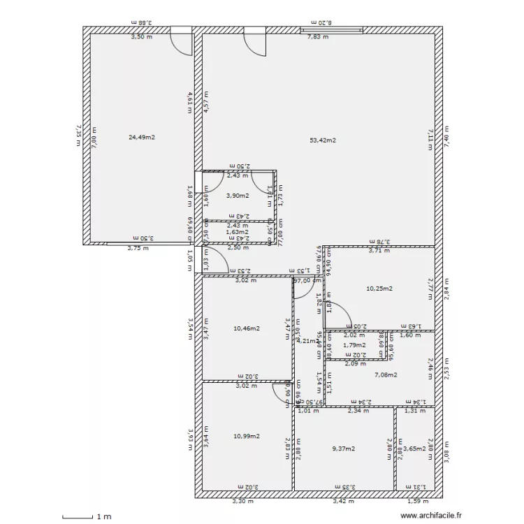 maison 9 IGC. Plan de 