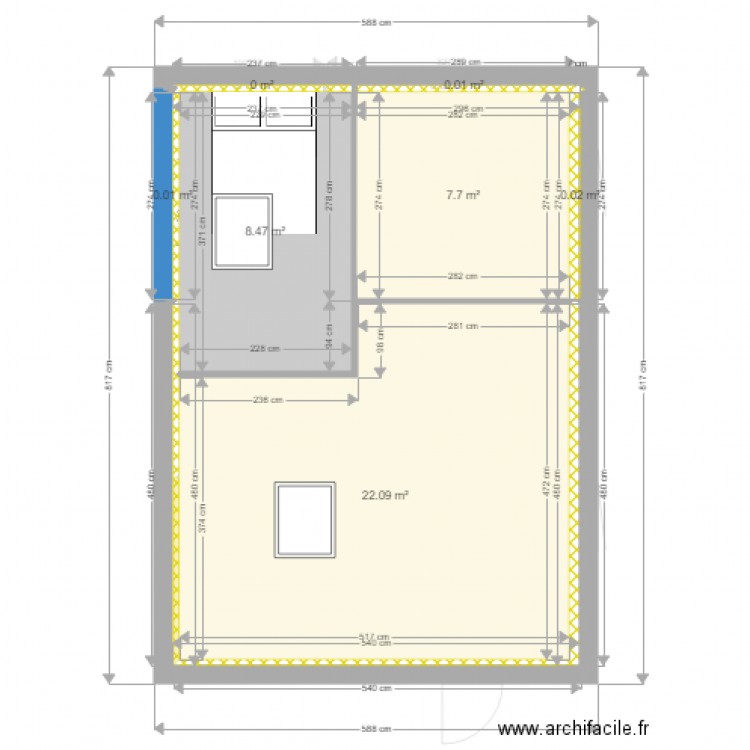 3EM ETAGE GAUCHE ASENCIO MEZZANINE. Plan de 0 pièce et 0 m2