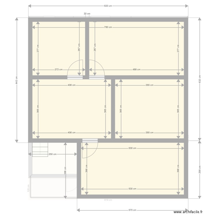 MaisonBatoufamv1. Plan de 0 pièce et 0 m2