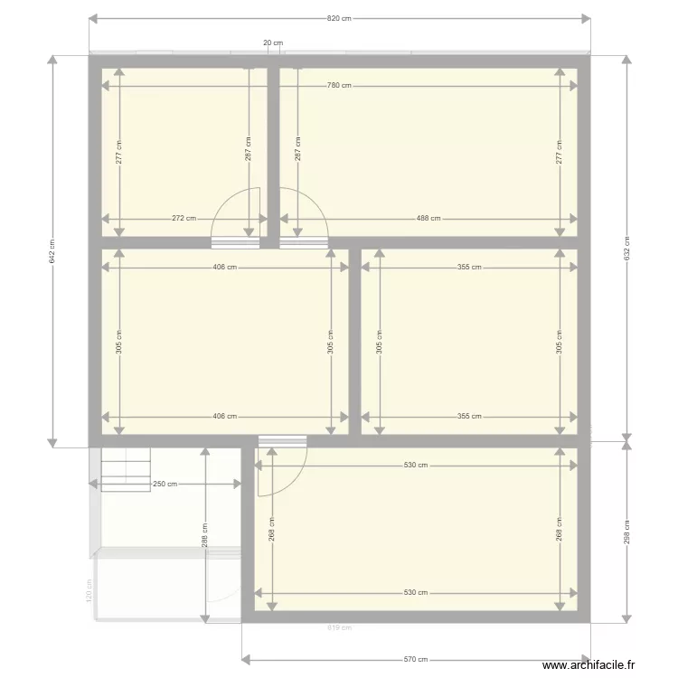 MaisonBatoufamv1. Plan de 