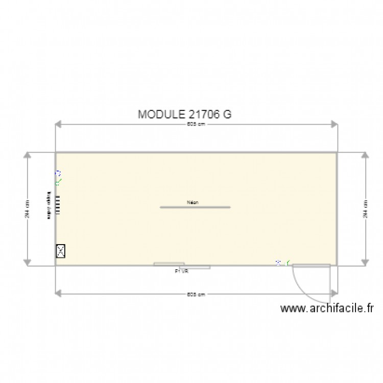 Module 21706G. Plan de 0 pièce et 0 m2