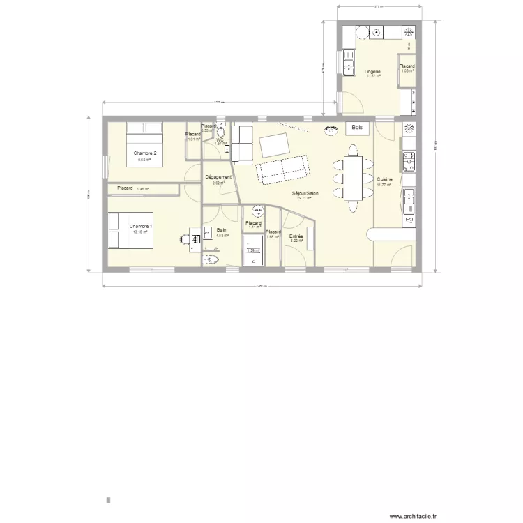 plan int&eacute;rieur. Plan de 