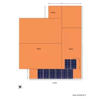 panneaux photovolta&iuml;ques colle sur loup v2