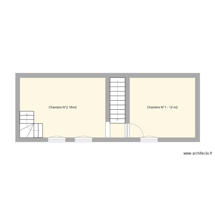 GAUTHE 1er Etage. Plan de 0 pièce et 0 m2