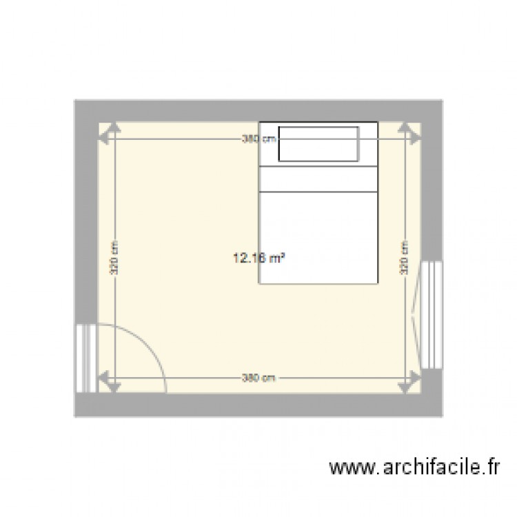 Chambre. Plan de 0 pièce et 0 m2