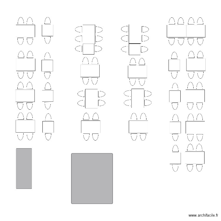 salle 1. Plan de 0 pièce et 0 m2