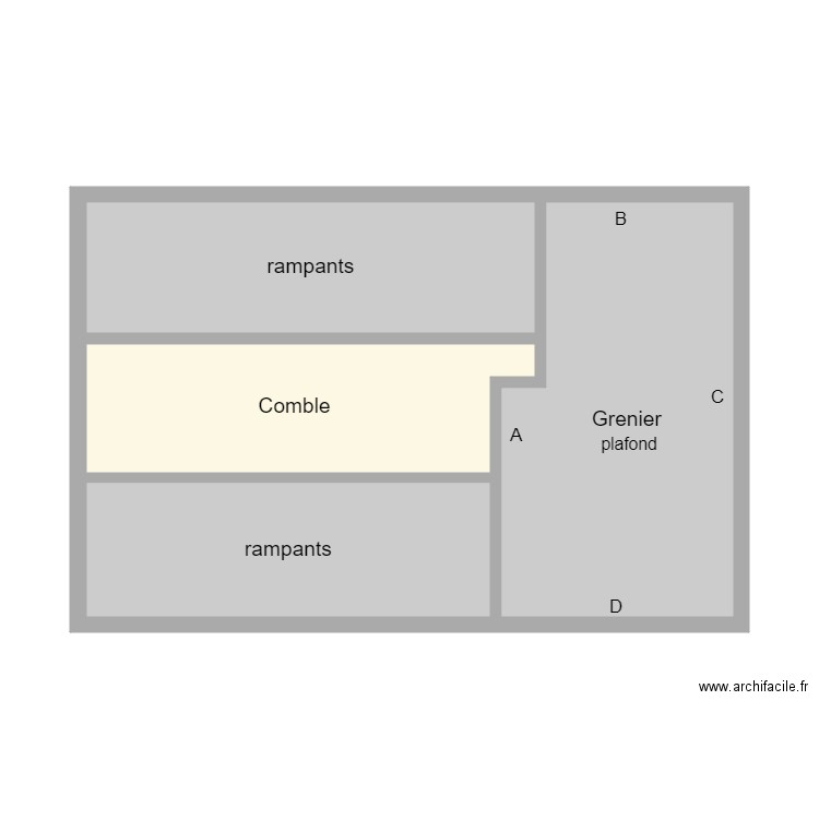 herin1 comble. Plan de 0 pièce et 0 m2