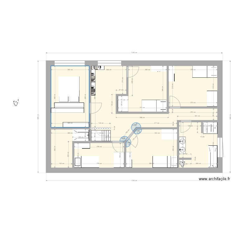 240320 étage V1. Plan de 0 pièce et 0 m2