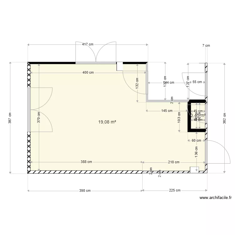 Livraison d&eacute;cartonnage Hyp 1. Plan de 
