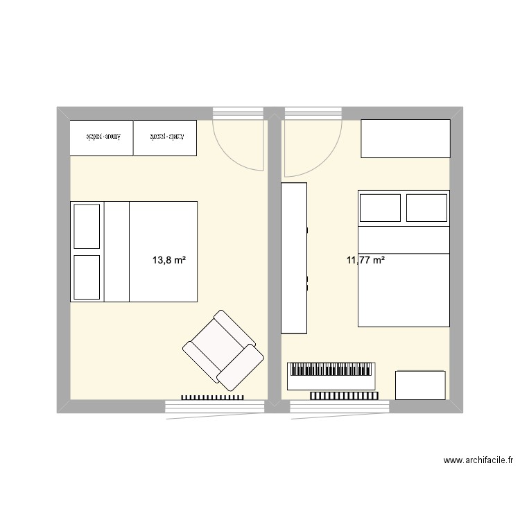 Aloys Fauquez 87. Plan de 0 pièce et 0 m2