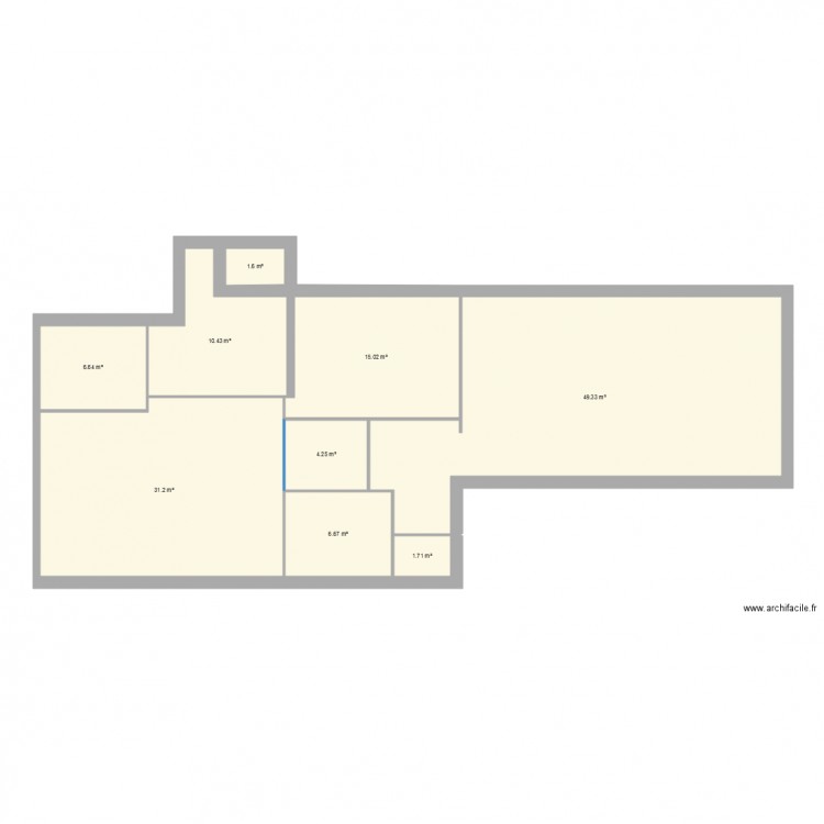 Agrandissement HFV2. Plan de 0 pièce et 0 m2