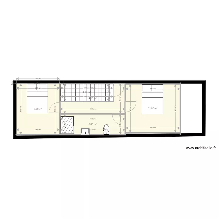 bar sur aube . Plan de 
