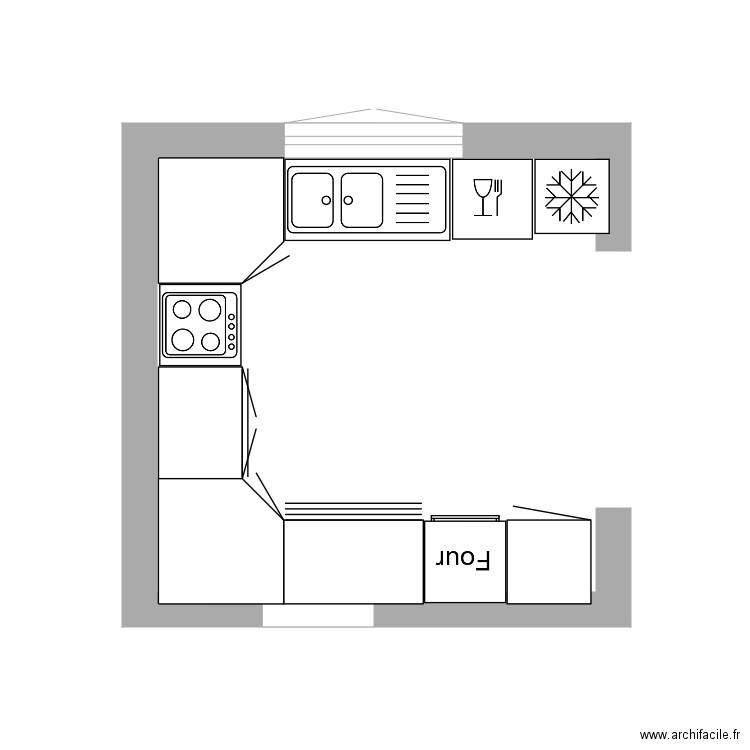 plan cuisine 1. Plan de 0 pièce et 0 m2