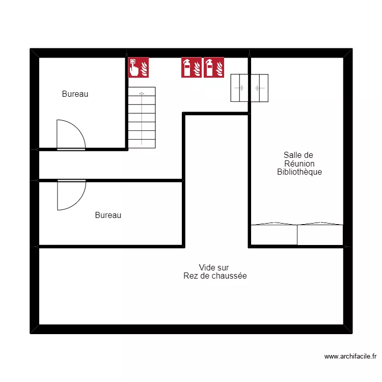 Centre Photographique de Marseille etage. Plan de 