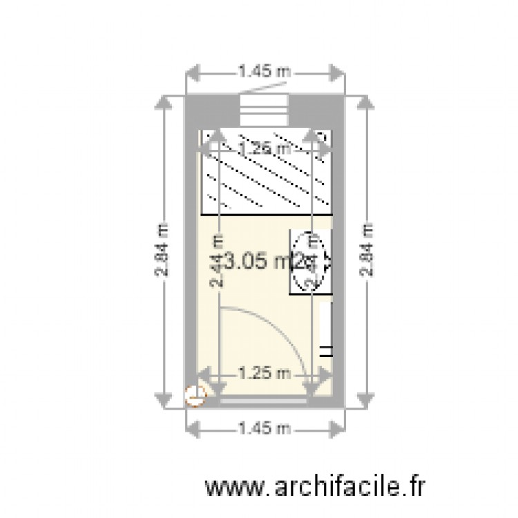 plan KALI sdb projet. Plan de 0 pièce et 0 m2