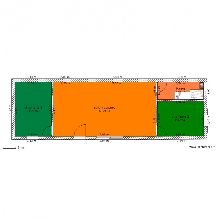 maison Mickael. Plan de 0 pièce et 0 m2