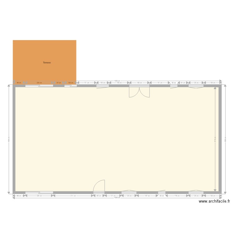 Rez de chaussé 2 chris. Plan de 0 pièce et 0 m2