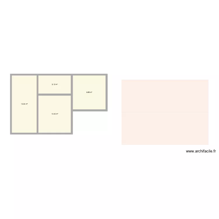 chambre. Plan de chambre. Plan de