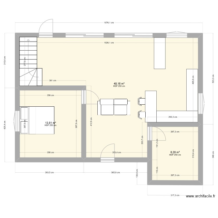 GF autres. Plan de 0 pièce et 0 m2