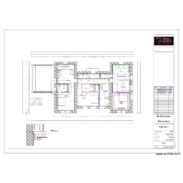 Plan Elec R1 Schumann NOV2021. Plan de 0 pièce et 0 m2