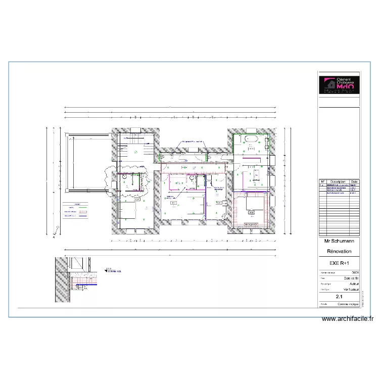 Plan Elec R1 Schumann NOV2021. Plan de 